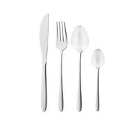 Salter BW11328TK Ménagère 16 Pièces, Design Malton, Set de Couverts de Table en Acier Inoxydable, pour 4 Personnes, Inclus Couteaux, Fourchettes et Cuillères, Plaquée Argent