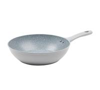 Salter BW11614TE Marblestone Poêle à frire - Wok anti-adhésif en aluminium forgé résistant à la corrosion - Passe au lave-vaisselle - Compatible avec plaques à induction - Mangez sainement avec peu ou