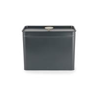 Salter BW12460EU7 Marino Grand bac à pain - stockage du pain, bagels et pâtisseries, finition enduite de poudre, pour comptoir de cuisine, fraîcheur durable, 33 x 18 x 23 cm, acier au carbone