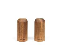 Salter BW12783EU7 Toronto Lot de 2 salières et poivrières en bois d'acacia, légères, compactes, rechargeables, moulins non remplis, capacité env. 30 g de sel et poivre moulus