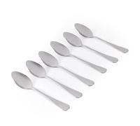 Salter BW13681EU7 Ensemble de 6 cuillères à café - Newbury en acier inoxydable cuillères à café ensemble de couverts, finition polie miroir, vaisselle cuillère à thé pour la maison, restaurant