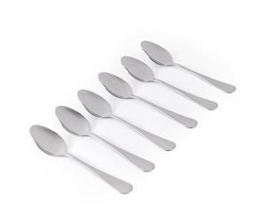 Salter BW13681EU7 Ensemble de 6 cuillères à café - Newbury en acier inoxydable cuillères à café ensemble de couverts, finition polie miroir, vaisselle cuillère à thé pour la maison, restaurant