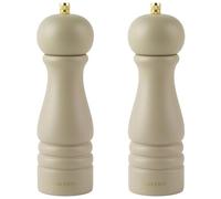 Salter COMBO-8675 Moulins à Sel et Poivre - Ensemble de 2, Mouture Réglable de Fine à Grossière, Mécanisme en Céramique Capuchon Supplémentaire Inclus, Beige