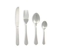 Salter COMBO-8759 Richmond 48-Piece Cutlery Set - 18/10 Stainless Steel Flatware Set, Service for 12, Silverware Set Includes Knives, Forks, Tablespoons and Teaspoons, 50 Year Guarantee, Silver