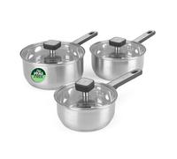 Salter Expert Lot de 3 casseroles, 16/18/20 cm