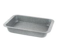 Salter Marblestone Moule de Cuisson Carré 36cm, Moule à Gâteau Antiadhésif, Plaque De Cuisson, Plaque à Four, Plat à Rôtir, Acier Au Carbone, Sans PFOA, Passe au four jusqu'à 220 degrés, BW02774G