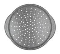 Salter Plat à Pizza 37cm Marblestone, Moule Pizza Antiadhésif Style Pizza Party, Plat Four Rond Perforé Sans PFOA, Base Spéciale Cuisson Homogène 220°C, Poignées Pratiques