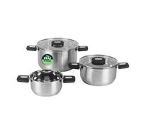 Salter Stack-In Set de 3 faitouts, 16/20/24 cm