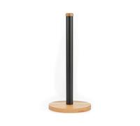 Salter Toronto Porte-essuie-Tout de Cuisine, sur Pied, Bois d’Acacia, Noir