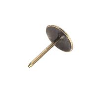 Saluaqui Clous Décoratifs pour 5/8" de 100 Pièces Clous Vintage Bronze Décoratifs pour Meubles Canapé Porte à Chaussures Artisanat Fer Métal Rustique Décoration d'intérieur Idée (Vert 10 * 14mm)