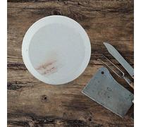 Saluaqui Pierre à Aiguiser Ronde Grise de 3 Pouces, Pierre à Aiguiser Ronde Double Face, Matériau d'alumine de qualité Supérieure, Aiguisoir d'outils de Cuisine Efficace, Conception Compacte et