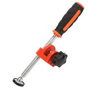 Saluaqui Press Clamp Duty Pince à Bois Outil de Serrage de Charpentier en Acier au Carbone avec Poignée Antidérapante Manchon de Protection pour Menuiserie en Bois et Fabrication de Meubles