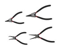 Saluaqui Snap Pliers Ensemble de 4 Pinces à Pression Kit d'outils de Retrait de Circlips en Acier au Carbone pour une Installation Facile et une Réparation Conception Conviviale avec étui de