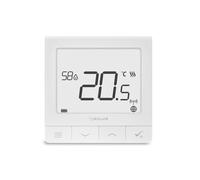 SALUS SQ610RF Contrôleur de température avec capteur d'humidité, alimenté par batterie