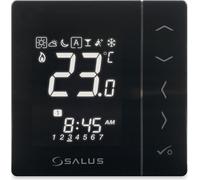 SalusRégulateur VS30B - Noir - Programmable - Économie d'énergie - Utilisation simple