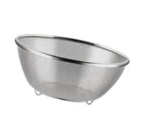 SALUTUYA Passoire Cuisine Inox Multifonctionnelle Avec Pied, Acier Inoxydable, Lave Riz, Égouttoir, FRUIT