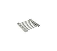 JJA Dessous de plat 115178 – extensible inox argenté L 22,5 x P 20 cm