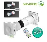 SALVATORE récupérateur simple flux Ø125, télécommande, ventilation contrôl