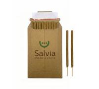 SALVIA | Bâtonnets de Sauge et de palo Santo avec Rue Bio (10 unités, 65 g) | Essence d'arbre à Combustion optimale | Authentique du Pérou | Bois sacré | Bois Pur pour la Purification énergétique