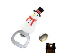 Salyeeluly Ouvre-bouteille de bière de Noël | Elk Bonhomme de neige Arbre de Noël Père Noël Pot Décapsuleur Punch,Outils d'ouverture de couvercle de boîte à aimant puissant, petit ouvre-bouteille