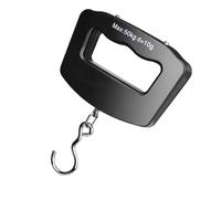 Salyeeluly Pèse-bagages numérique de voyage, balance de poids pour bagages avec crochet, Balance de voyage 110lb/50kg, écran LCD rétroéclairé, balance à poisson numérique, Accessoires de voyage,