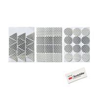 Salzmann Autocollants Extérieurs | 39 Stickers Réfléchissants | Pour vélos, motos, maison et jardin | Fabriqué avec matériau réfléchissant 3M Diamond Grade | Blanc