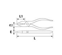 SAM OUTILLAGE Pince universelle de 185 mm a ressort de rappel