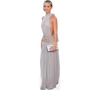 Sam Schnur (Grey Dress) Silhouette en Carton Taille Mini