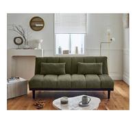 Canape droit BEST MOBILIER 2 places en polyester vert 186 x 186 x 85 cm Vert G