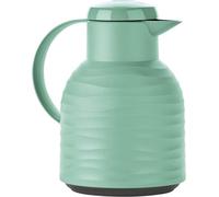 Samba Wave Pot isolant | 1,0 litre | Plastique Quick-Press | Bouteille isolante en verre | Pot à café : 12 heures chaud/24 heures froid | 100 pour cent étanche | Motif ondulé.