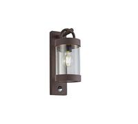 Trio-Leuchten Applique extérieure Sambesi – Détecteur mouvement, Cuivre, E27, IP44 – 204169124