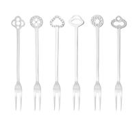 Sambonet Fête Oriental Fourchettes Dessert Apéritif Set 6 Pièces Acier Inox