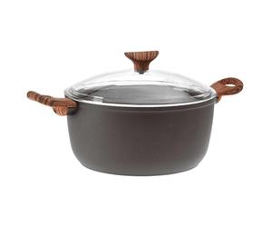 Sambonet RockNRose marmite à viande noire 24cm