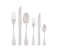 Sambonet S0279, set de 6 couverts à baguette, en acier inoxydable argenté