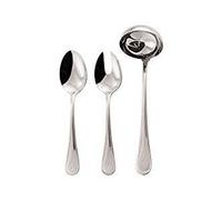 Sambonet S0448 Perles, service de couverts 3 pièces, acier inoxydable 18/10