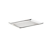 Sambonet S0569, plateau de la collection Linea Q, dimensions 52x33 cm, en acier inoxydable 18/10