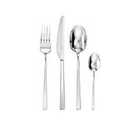 Sambonet S0695 Linea Q, service de couverts de table 4 pièces, acier inoxydable argenté