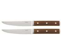 Sambonet Set de 2 couteaux à steak Sirloin en acier inoxydable/érable