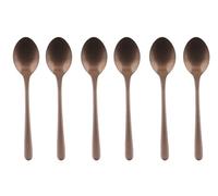 Sambonet Taste PVD 6 Cucchiaini Moka Rame Antico