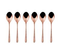 Sambonet Venezia Set de 6 cuillères à moka en acier inoxydable/PVD cuivre