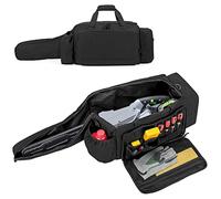 SAMDEW Mallette de Transport pour Tronçonneuse | Sac de Rangement Rembourré pour Tronçonneuse, Compatible avec EGO 35, 40, 45 cm Cordless Chainsaw