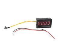 SAMFOX Horloge De Voiture LED Affichage Numérique Électronique Montre De Voiture Lumineuse Accessoire Décoration Rouge