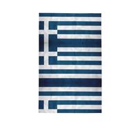SamLng Torchon de cuisine gaufré drapeau grec - Torchons absorbants pour les tâches ménagères - Idéal pour la cuisine, la salle de bain et le thé