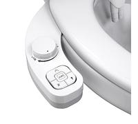 SAMODRA 8.0 Bidet,Pulvérisateur Bidet Toilette WC non électrique | Double Buses Rétractables Autonettoyantes,Nettoyage Avant et Arrière,Pression d'eau réglable, Raccord en T G 3/8"
