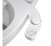 SAMODRA Bidet Toilette Gauche non électrique avec Double Buses Rétractables Autonettoyantes - Nettoyage Avant et Arrière - Bidet Japonaise WC Facile à installer et à utiliser