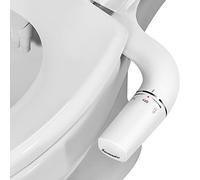 SAMODRA Bidet Toilette Gauche WC Bidet Japonaise Toilette Non Électrique Double Buse Interface France Taille Standard 3/8-Bidet Kit Complet