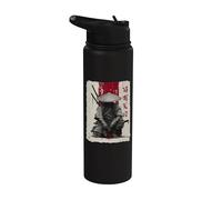 Samouraï, Épée et Guerrier, Hommes | Japonais, Manga Anime, Ninja Stainless Steel Insulated Water Bottle