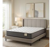 SAMPUR - Matelas Nirvana : Mémoire de Forme | Ressorts ensachés | Latex | Soutien mi-Ferme | 26 cm d'épaisseur | 140/190 cm
