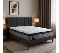 SAMPUR - Matelas Nirvana : Mémoire de Forme | Ressorts ensachés | Latex | Soutien mi-Ferme | 26 cm d'épaisseur | 180/200 cm