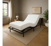 SAMPUR - Matelas Visco Dream pour Lit Electrique - Mémoire de Forme et Mousse Haute Résilience - Soutien Mi-Ferme et Accueil Moelleux - Epaisseur 17 cm (70 x 190 cm)
